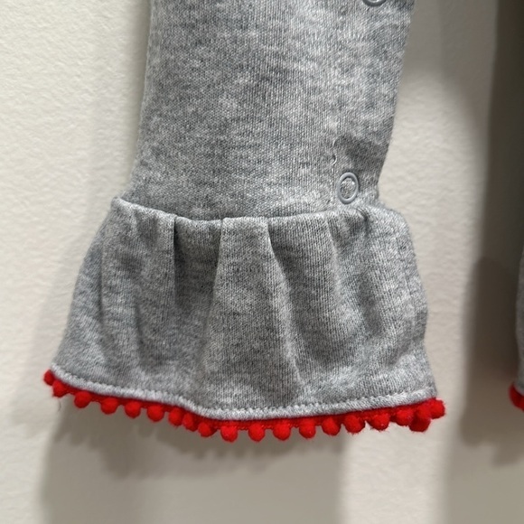 Gigil Rudolph Ruffle Girls Romper One Piece Outfit Christmas Holiday 3 months - Picture 3 of 8